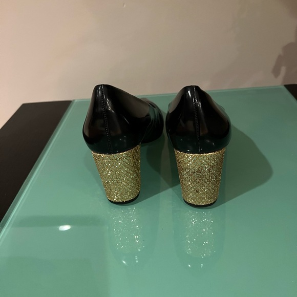 Black with Gold Heels - Picture 4 of 4